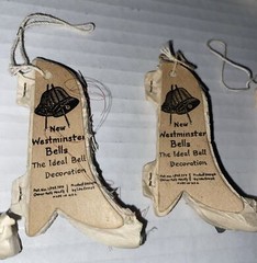 9 LOT Vintage Westminster Bells White Tissue Honeycomb Decor Ernst Various Sizes