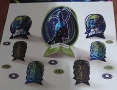 Blue Beetle DC Comics Birthday Party Backdrop+Photo Props, Table Decor, Banner