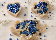 Gender Reveal Candy Smash, Edible Party Favor, Baby Shower Treat, +Wooden Mallet