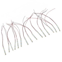 15 * LED Light Strip Light Strip 10pcs 20mA/30mA Warm Light/White Light