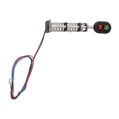 3pcs/ Set Model Railroad N Scale 1:87 Track Signals 2-LEDs Green Red Block Light