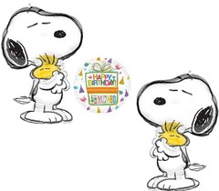 Peanuts Party Supplies Snoopy 3pc Balloon Bouquet Decorations