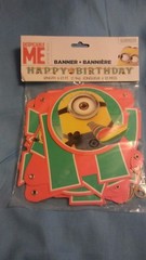 Despicable Me Minion Made Party Banner