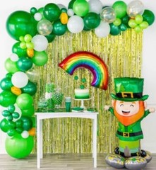 53” Airloonz Lucky Leprechaun St. Patrick’s Day Foil Balloon Party Decoration