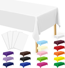 2 PCS Graduation Decorations 2026, 108″ X 54″ Blue Graduation Tablecloth, Dispos