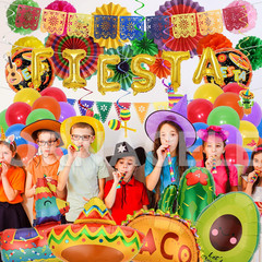 Cinco De Mayo Party Decorations, Mexican Themed Party Supplies Papel Picado Bann