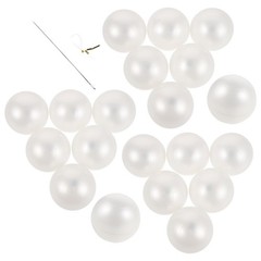 1set White Fake Hanging Strand Chain – 2.2 Inch Giant Round Ball