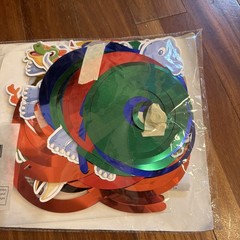 Dinosaur «Happy Birthday» Banner & Dino & Swirl Decorations DIY