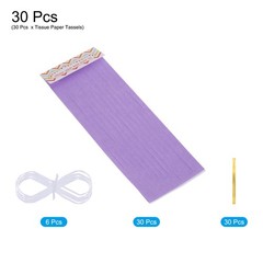 30Pcs Light Purple Tassel Garland Banner with Rope
