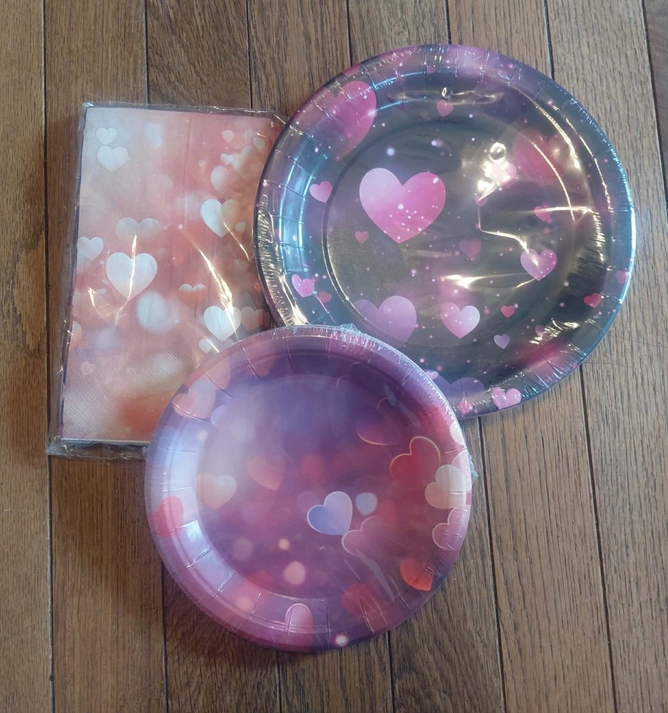 Valentines Day Love Hearts Party Supplies Variety Set