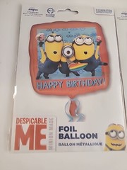 Despicable Me Foil Balloon Happy Birthday Party Decoration 17″ (Lot Of 2)