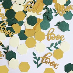 Greenery Wedding Table Confettiboho Love Theme Party Confettisage Leaf Engagemen