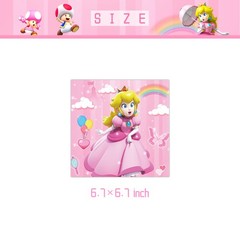 Peach Princess Party Supplies Set Plates Cups Tablecloth Napkins Birthday Decor