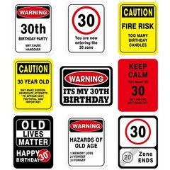 30th Birthday Decor Dirty 30 Props Garden Party Funny Table Centerpiece