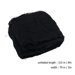 1 Pack Reusable Black Gauze for Halloween Creepy Haunted House Decor