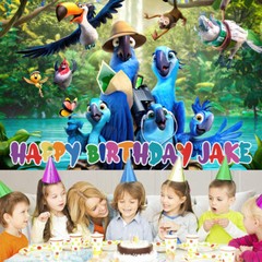Rio 2 Personalised Custom Backdrop Banner Party Decorations Birthday Gift