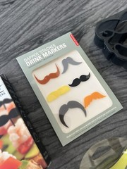 Assorted Mustache Party Supplies Never Used