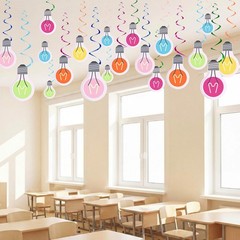 36 Pcs VBS Party Decorations Light Bulb Spiral Hanging Decorations 2026 Jesus…