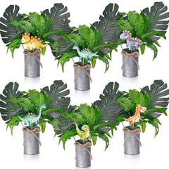 6 Set Dinosaur Party Table Centerpiece Decoration Dinosaur Themed Stick Set I…