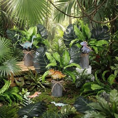 6 Set Dinosaur Party Table Centerpiece Decoration Dinosaur Themed Stick Set I…