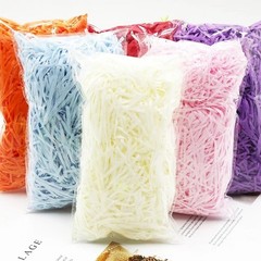 100g Colorful Crinkle Paper Shred Raffia Gift Box Filler Wedding Party Decor