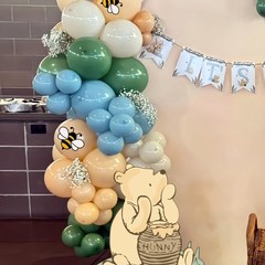 Winnie Baby Shower Birthday Decorations Large Coroplast Cutout Balloons Bee S…