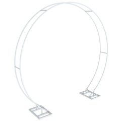 Metal Round Balloon Arch Backdrop Stand for Party Wedding Baby Shower Heavy Duty