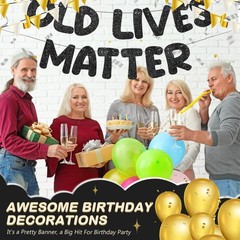 Pre Strung Banner 6.56 ft Funny Retirement Party Decorations 80th 70th 60th 5…