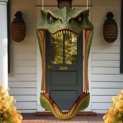 Dinosaur Party Decorations Door Banners Dinosaur Theme Porch Sign Backdrop Ph…