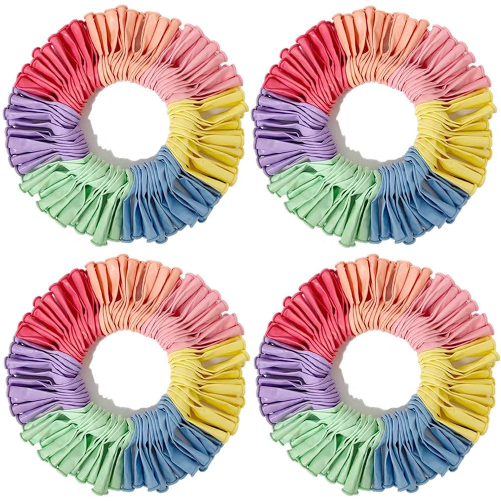 400Pcs Pastel Balloons,10 inch Pastel Latex Party Balloons Assorted Colors – …
