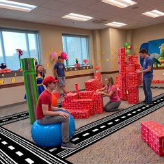 Super Themed Party Decorations Race Car Party Supplies, 10 Feet Racetrack Flo…