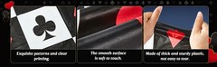 2 Pcs Casino Theme Party Decorations Poker Tablecloth Las Vegas Plastic Table