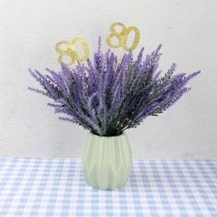 20 PCS 80th Birthday Decorations, Double Sided Glitter 80th Birthday Centerpi…