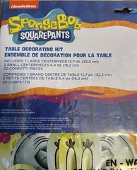 SpongeBob Party Decor (Table Decor Kit, Fringe Door, Decor Kit, Napkins) New