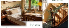 Lighted Olive Garland Battery Operated with Timer 6FT 96 LED Fairy Lights, Faux