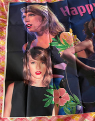 Taylor swift Birthday Banner 24 Cupcake Toppers 16 Balloons 6 Swirls& Backdrop