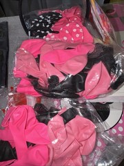 DISNEY MINNIE Character Decorations Set /Banner /Balloon/Headband NEW/a lot!!!!
