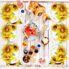96 Pcs Sunflower Party Supplies Sunflower Themed Party Decoration Sunflower Part