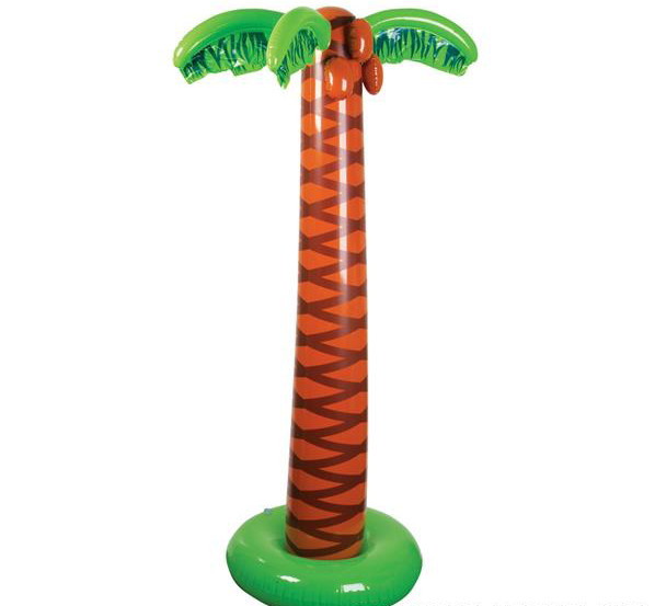 INFLATABLE PALM TREE 66″ 5.5 FEET! LUAU PARTY BEACH POOL FREE SHIPPING