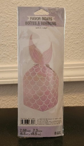 Mermaid Shine Iridescent Favor Box 8 count box