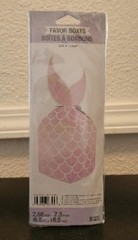 Mermaid Shine Iridescent Favor Box 8 count box