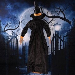 Halloween Decoration Witch Voice Control Props Ghost Haunted House Bar Toy JQ