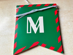 BNIP New Aldi Reusable MERRY & BRIGHT Christmas Script Bunting Garland Banner