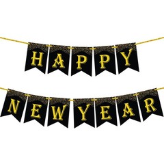 KatchOn, Large Happy New Year Banner 2026-10 Feet, Pre-Strung | Happy New Yea…