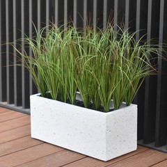 VANTREE 8PCS Artificial Plants, Shrubs Wheat Grass 18.9 inches, Green