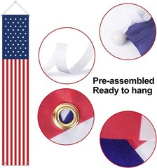 Vibrant Stars and Stripes Flags – Outdoor Party Decorations for Independence Day