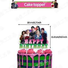 Zombie High 4 Birthday Party Decor Supplies Balloons Banner Cake Toppers Kids