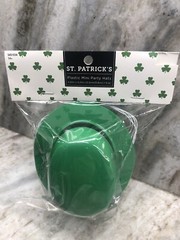 Saint Patrick Plastic Mini Party Hats 4.80 Inches X 4.25 Inches 6 Pack