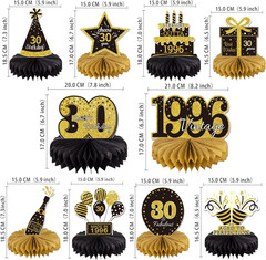 10PCS 30th Birthday Decorations Centerpieces for Table Decorations, 2026 Vintage