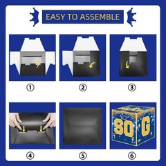 Blue and Gold Graduation Decorations 2026, 4Pcs